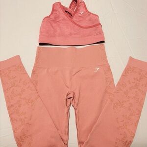 Pink Gymshark set